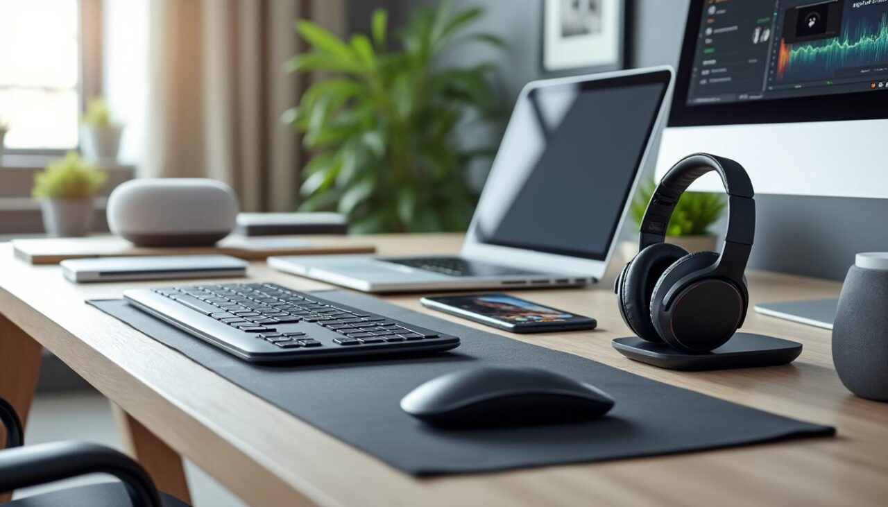 découvrez les accessoires high-tech indispensables pour optimiser votre télétravail : confort, productivité et innovation au rendez-vous.